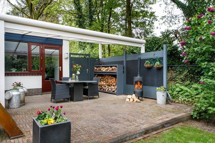 Chambre d’hôte pour 2 personnes, avec Terrasse ainsi que Jardin et Vue dans Otterlo