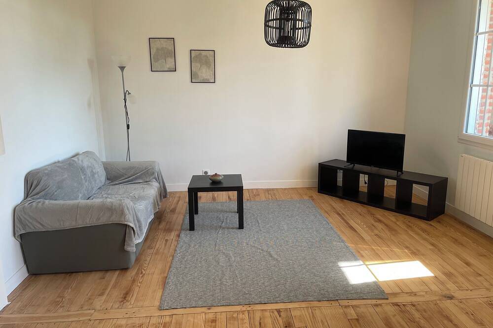Entire apartment, Louise: 2 Pièces 45 m2 en Duplex in Cricquebœuf, Lisieux region