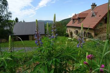 Gîte pour 7 personnes, avec jardin à La Grande-Verrière