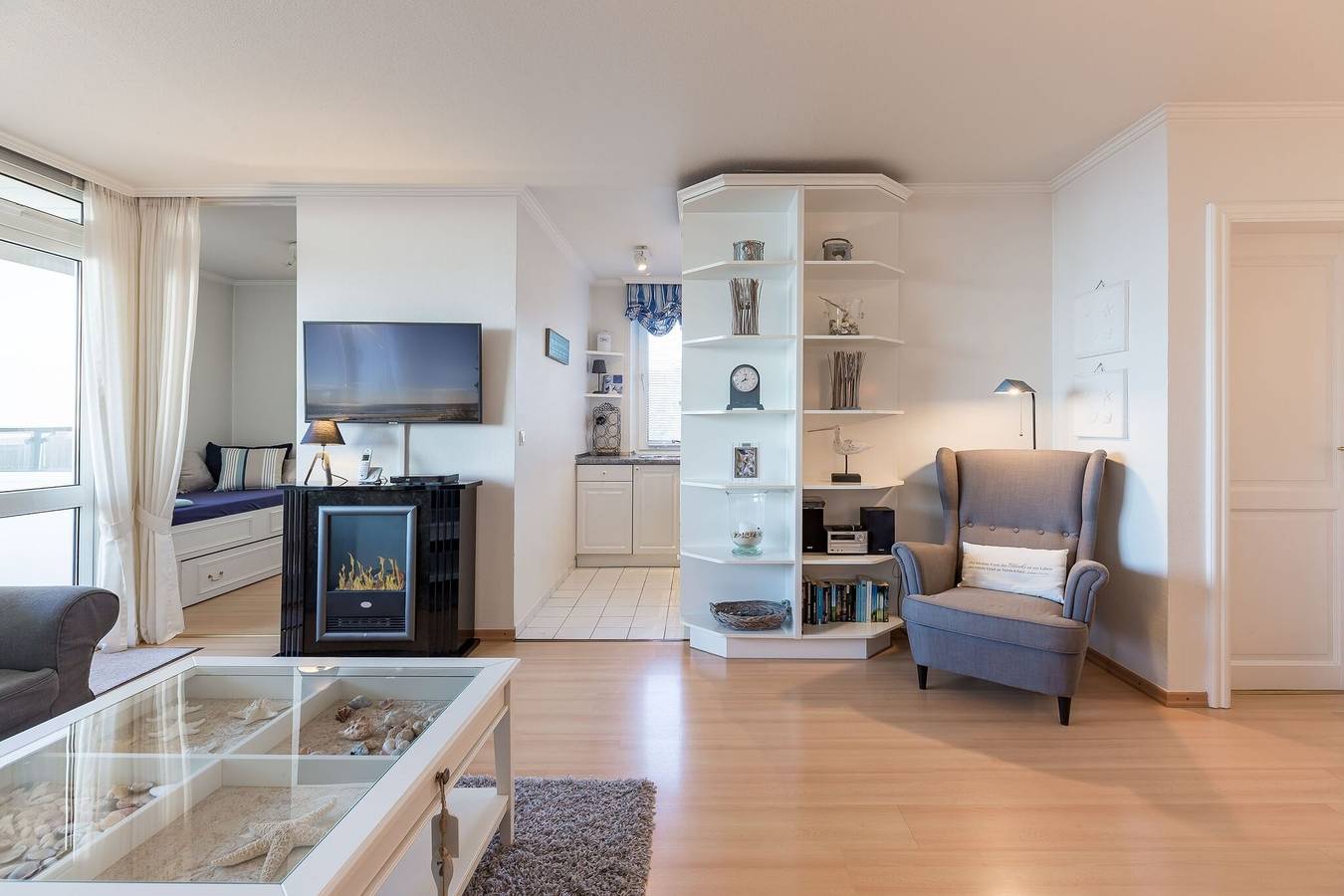 Ganze Ferienwohnung, Haus Uthlande 24 in Greveling, Wyk auf Föhr