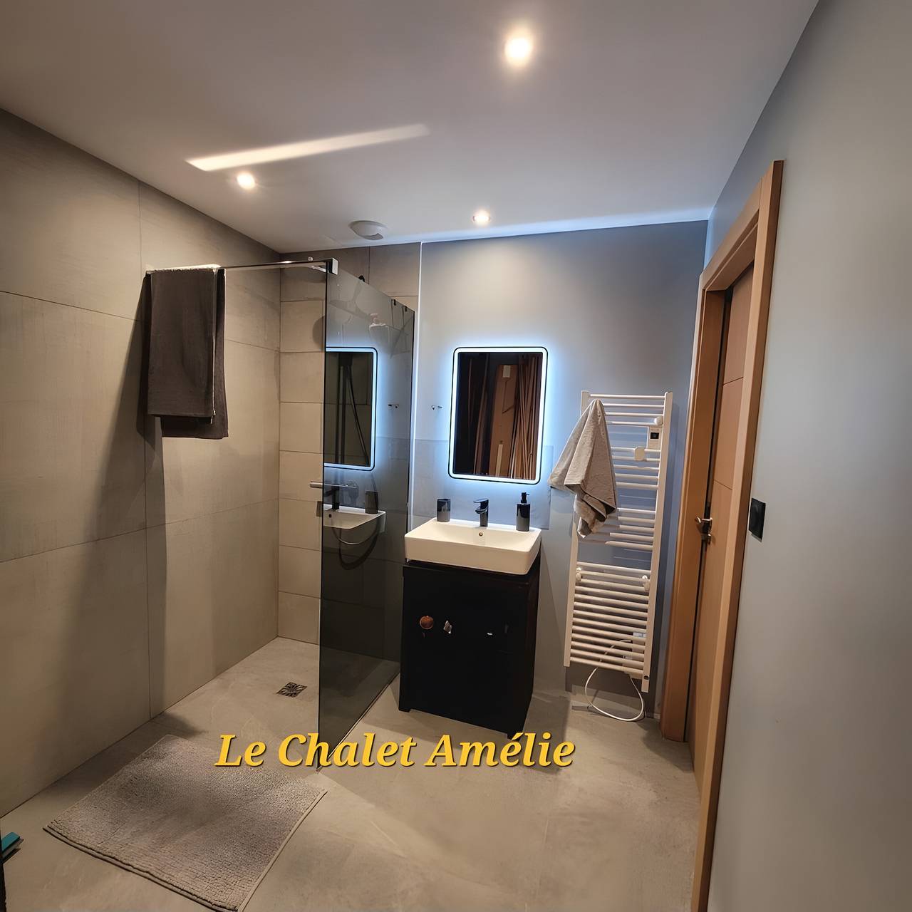 Chalet 'Le Amélie' mit Bergblick, privater Terrasse und Wlan in La Bresse, Regionaler Naturpark Belchen der Vogesen