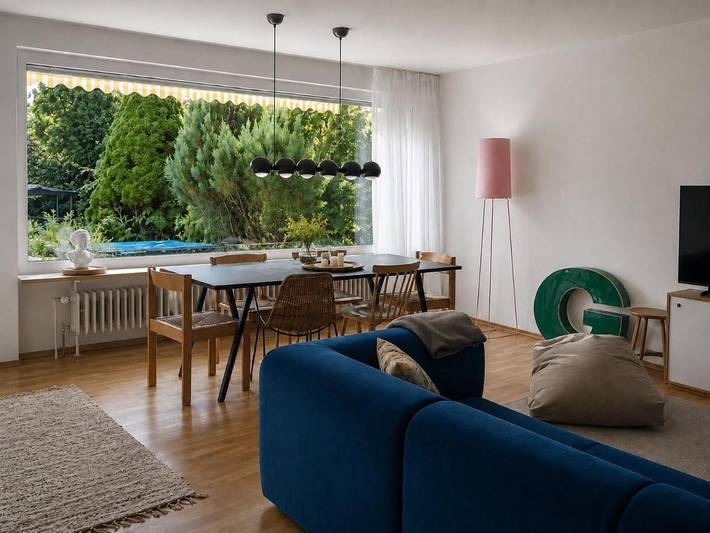 Ferienhaus für 7 Personen, mit Balkon und Terrasse sowie Garten in Füssen