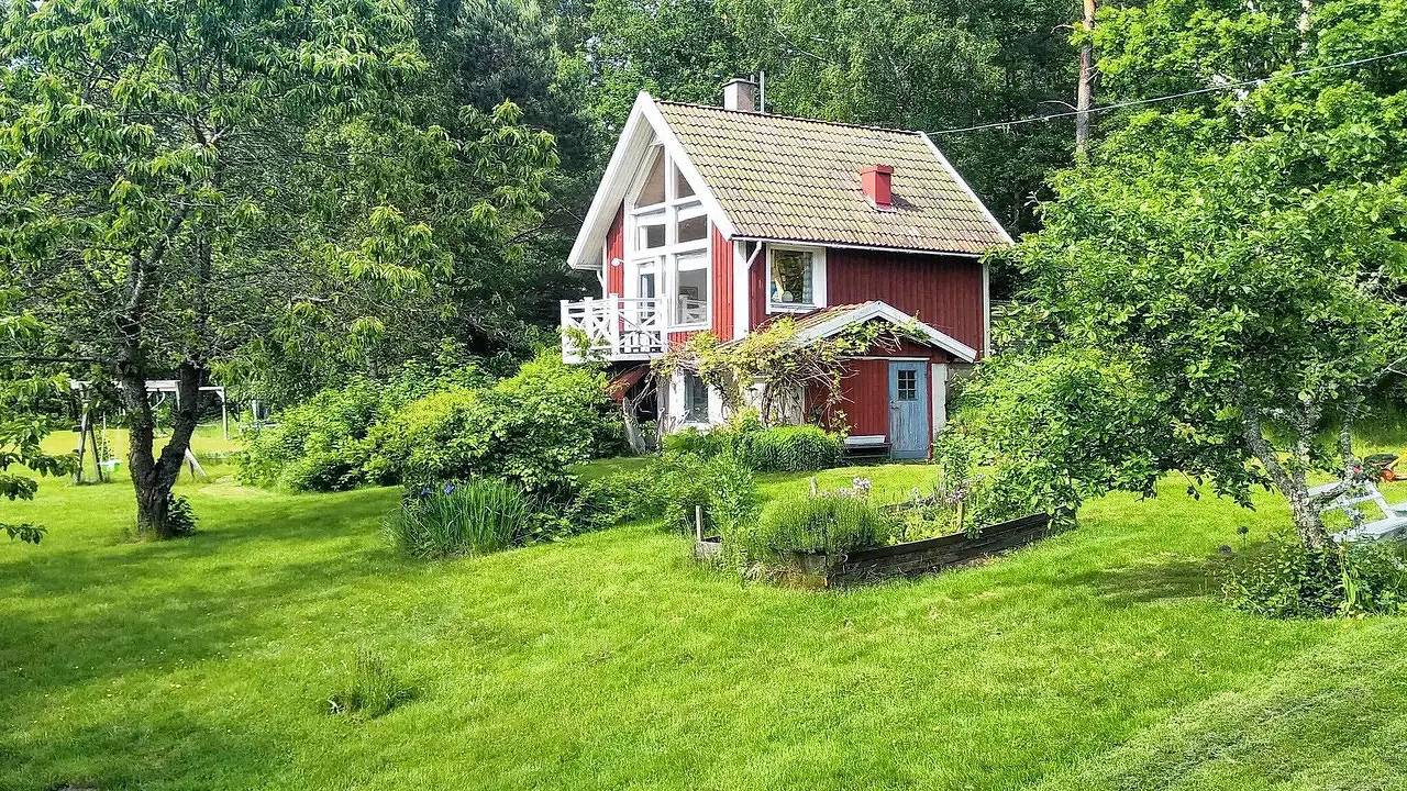 Hus för 6 Personer med terass in Skallsjö distrikt, Lerum