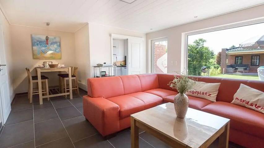 Ferienhaus für 4 Personen, mit Garten und Terrasse sowie Sauna, mit Haustier