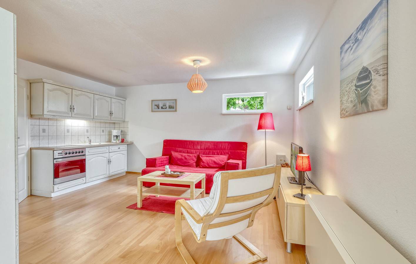 Gemütliches Nonnevitzer Appartement mit Terrasse & Parkplatz in Nonnevitz, Dranske