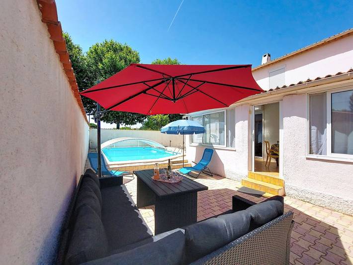 Maison de vacances pour 6 personnes, avec terrasse, animaux acceptés