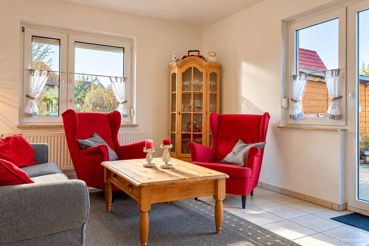 Ferienhaus für 5 Personen, mit Terrasse und Garten