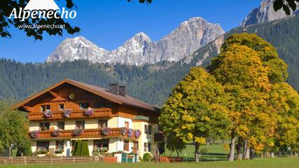 Ferienwohnung für 2 Personen, mit Garten und Balkon sowie Ausblick, kinderfreundlich in Ramsau am Dachstein