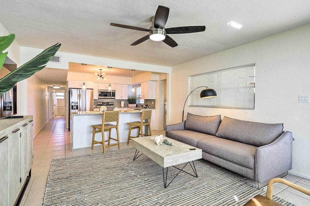 Cute & Cozy Florida Duplex: Walk to Beaches! in Cocoa Beach, Space Coast