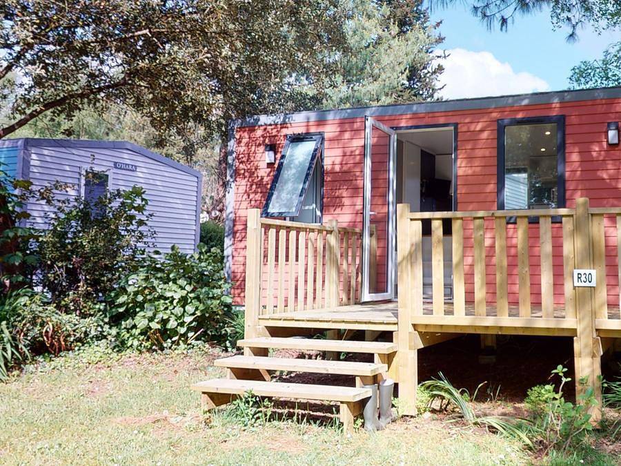 Camping Domaine de l'Orangerie de Lanniron   - Mobile home 4 persons - 2-bedroom escape in Quimper, Quimper region