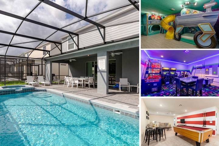 Villa for 16 people, with pool in Davenport (FL)
