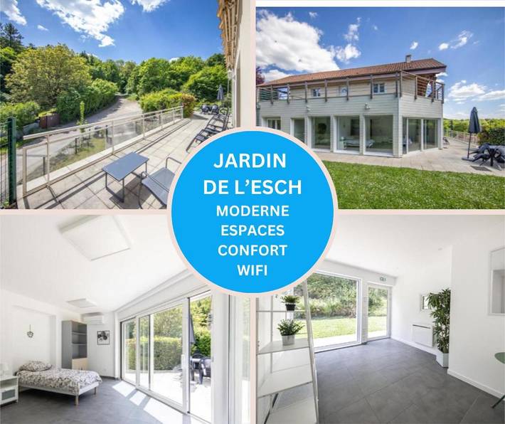 Location de vacances pour 8 personnes, avec Balcon et Terrasse ainsi que Jardin et Vue dans Jezainville