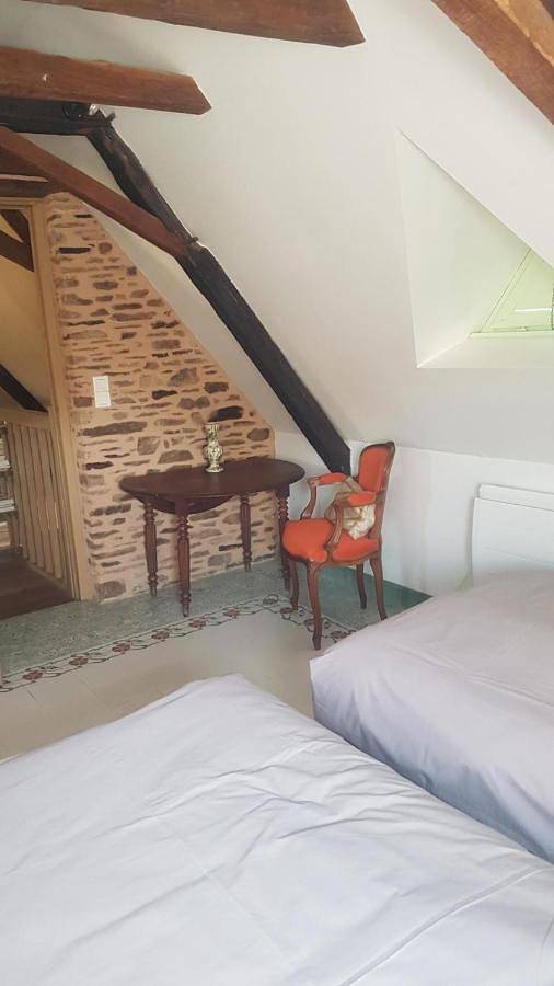 Twin Room with Private Bathroom in Sarrazac, Périgord Vert