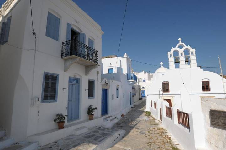 Appartement de vacances pour 6 personnes, avec Balcon ainsi que Terrasse et Vue dans Amorgos