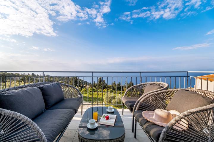 Ferienwohnung für 5 Personen, mit Garten und Balkon, mit Haustier