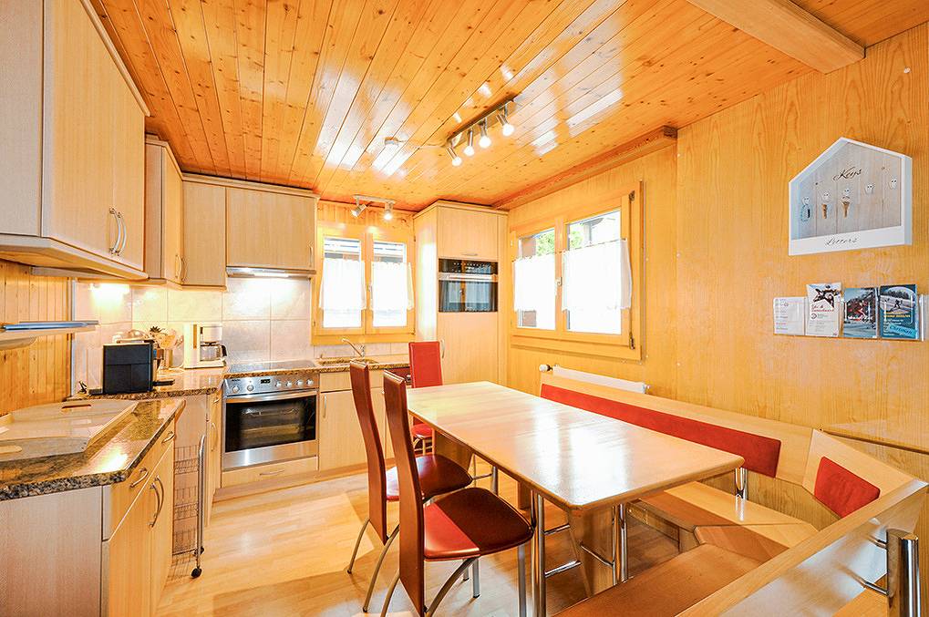 Ganze Ferienwohnung, Chalet Dilaila Fewo oben in Grächen, Walliser Alpen
