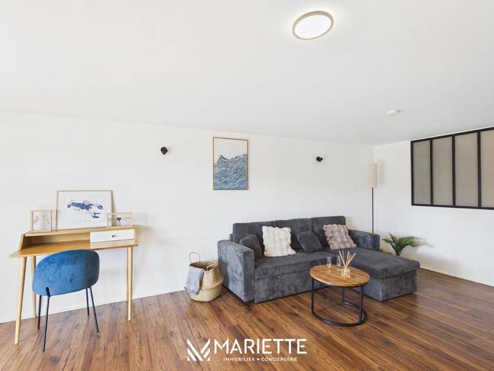 Gîte pour 2 personnes, avec terrasse et vue dans Plage Kersidan - 3