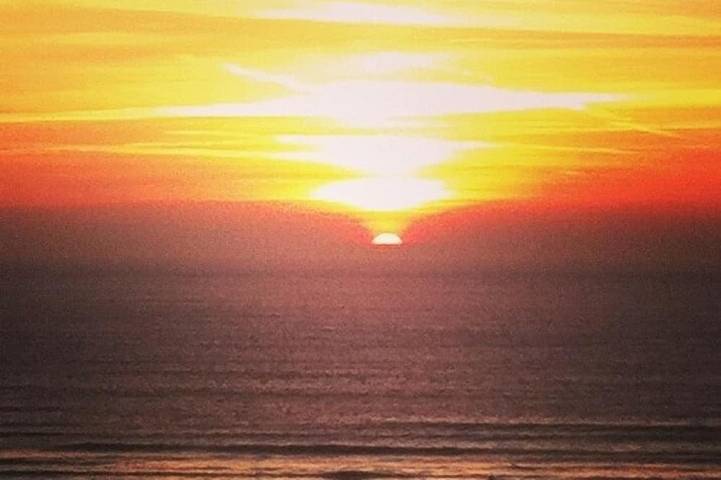 Holiday home for 12 people, with balcony and hot tub in Woolacombe