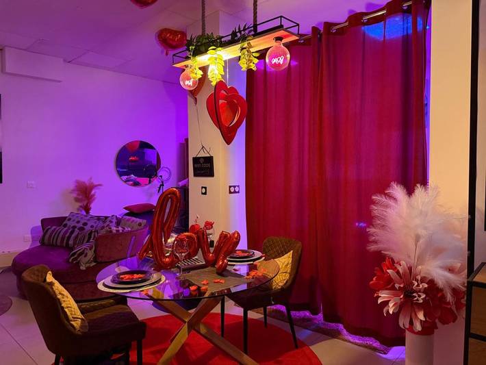 Appartement de vacances pour 2 personnes, avec sauna et jacuzzi