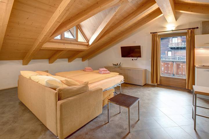 Hel studio-lejlighed, Studio for 2 personer med balkon in Livigno (Town), Livigno