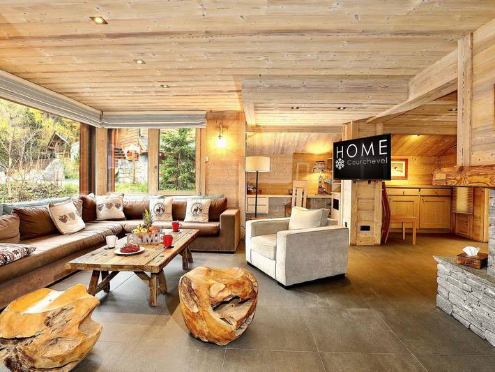 Chalet für 12 Personen, mit Whirlpool und Balkon sowie Sauna - 1