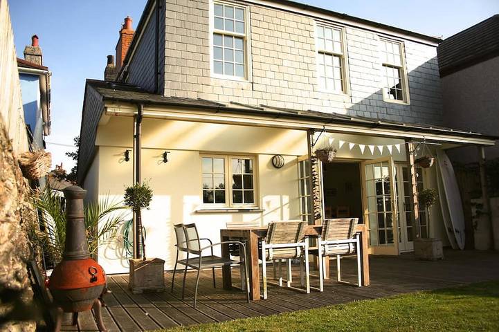 Holiday home for 9 people, with garden in Falmouth (Cornwall)