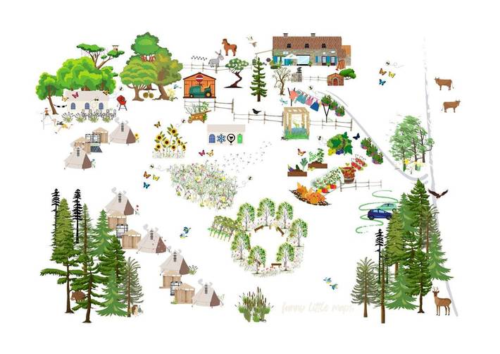 Gîte pour 2 personnes, avec piscine et jardin à Le Lindois - 4