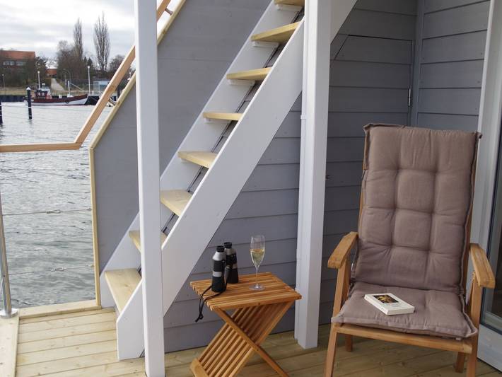 Ferienwohnung für 5 Personen, mit Seeblick und Terrasse sowie Ausblick, kinderfreundlich in Stralsund - 4