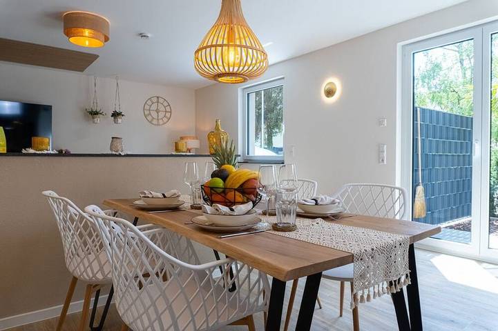 Ferienwohnung für 4 Personen, mit Garten und Terrasse, mit Haustier