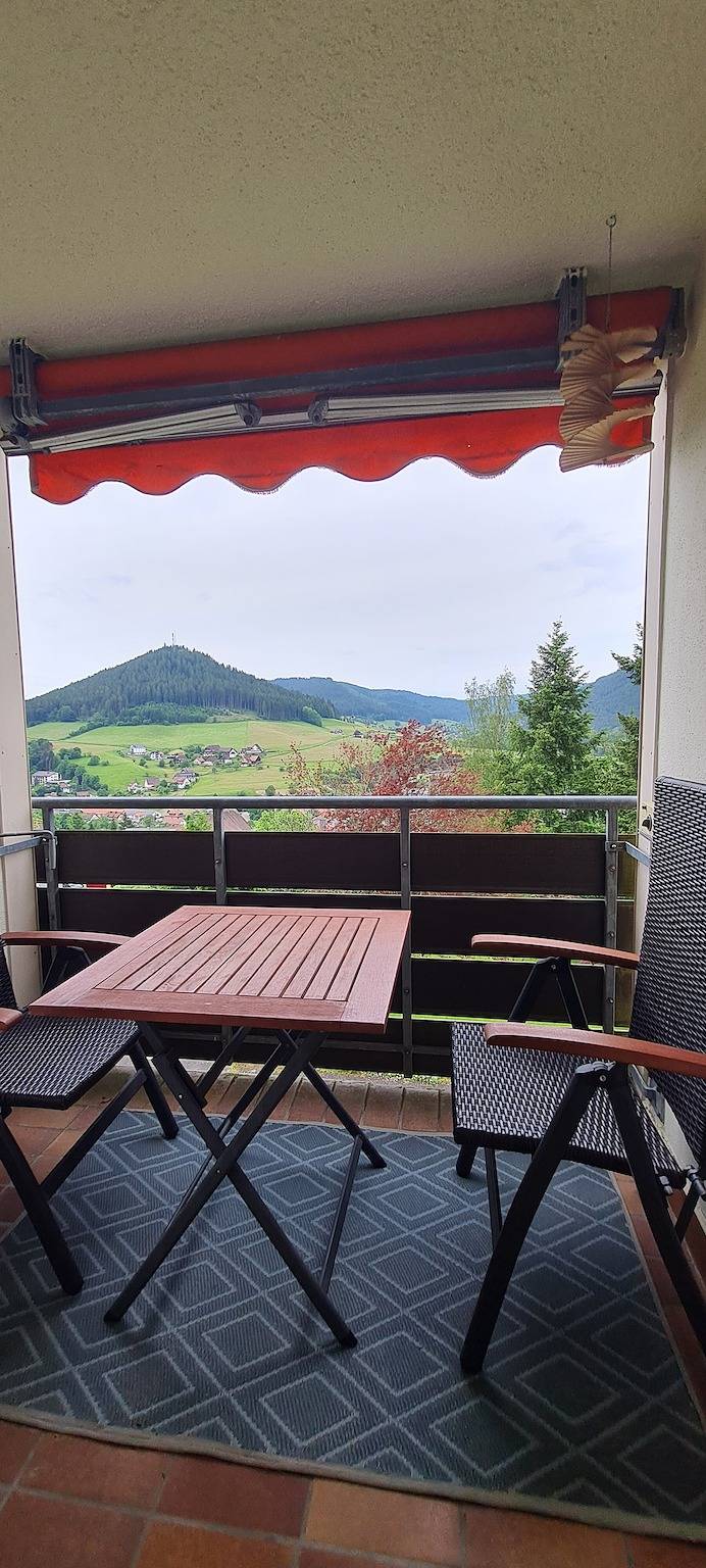 Estudio entero, Estudio 'Apartamento Vacacional en la Selva Negra' con vistas a la montaña, terraza comunitaria y Wi-Fi in Baiersbronn, Selva Negra Central