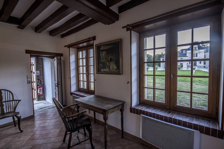 Ferienhaus 'La Fontaine - Grange Arthuis' mit gemeinsamem Garten und Wlan in Lavau, Loire-Tal