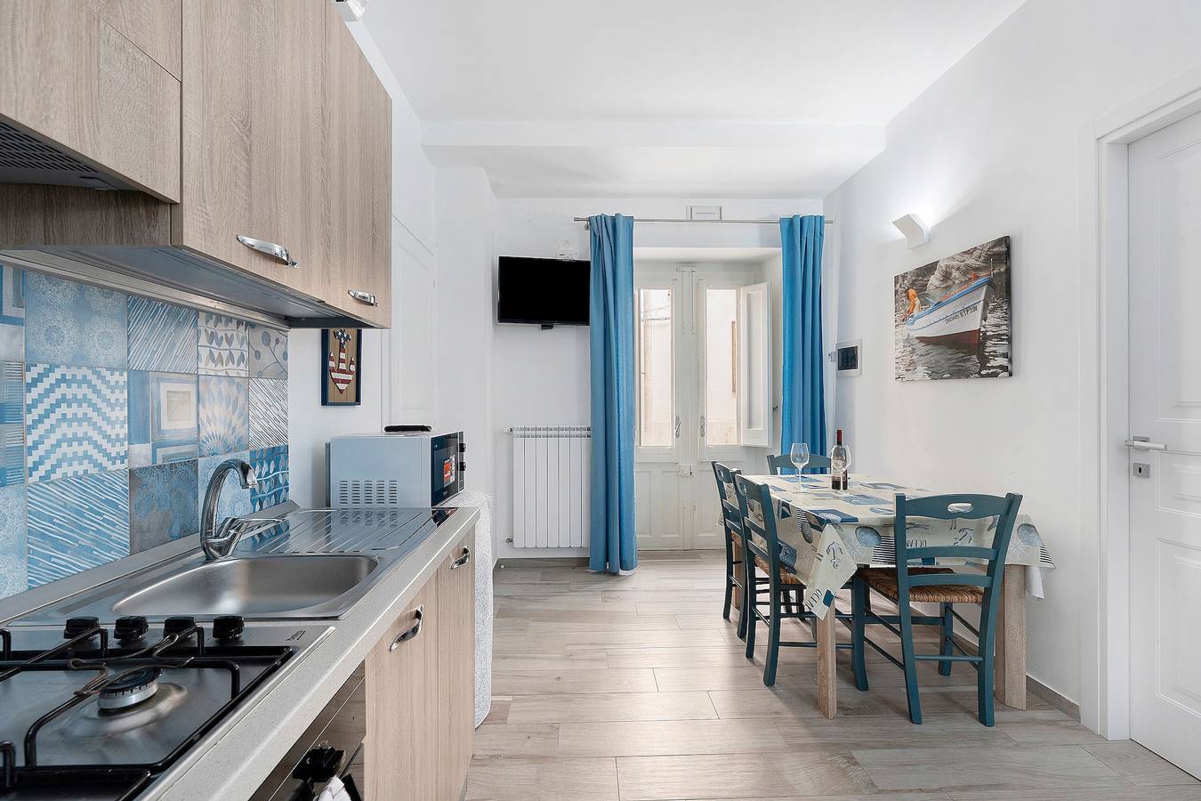 Appartement entier, Appartement 'Oasi Blu Corallo' avec Wi-Fi et climatisation in Castellammare del Golfo, Province de Trapani