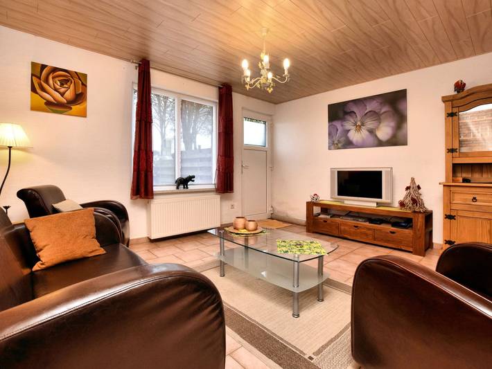 Small, simple and reasonably priced semi-detached house with its own terrace in Wibrin, Houffalize