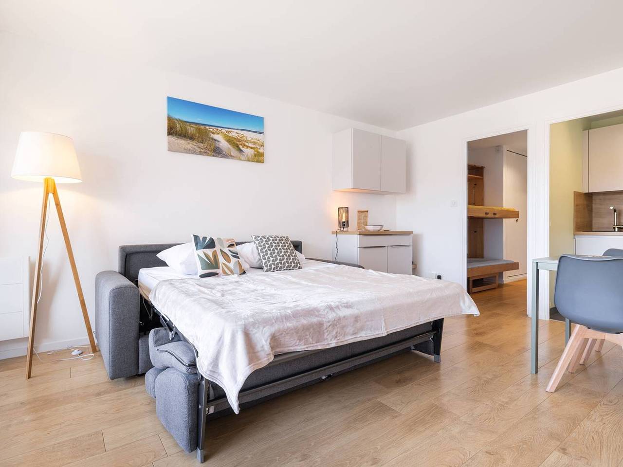 Studio entier, Appartement central avec balcon - 4 pers. in Touquet-Paris-Plage, Région de Montreuil