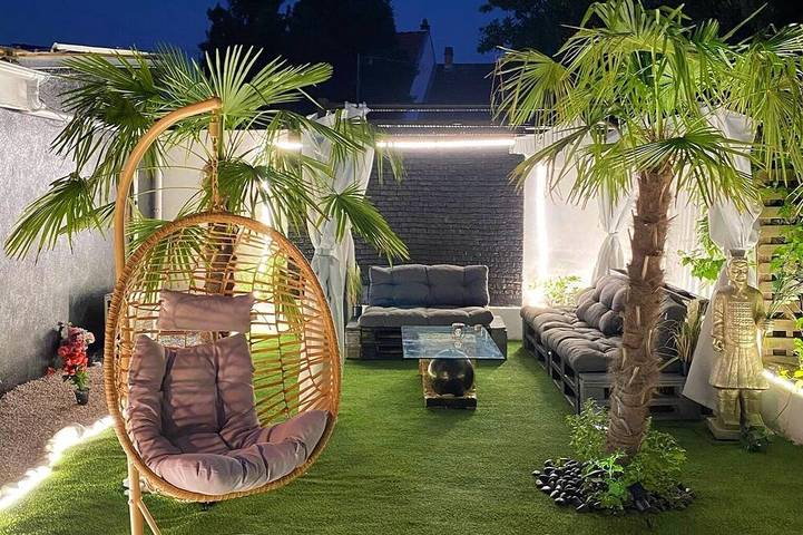 Location de vacances pour 2 personnes, avec jardin ainsi que jacuzzi et terrasse à Goussainville - 4