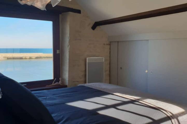 Haus 4 * Meerblick Terrasse Am Meer Normandie Calvados Strand Omaha Strand in Port-en-Bessin-Huppain, Bayeux und Umgebung