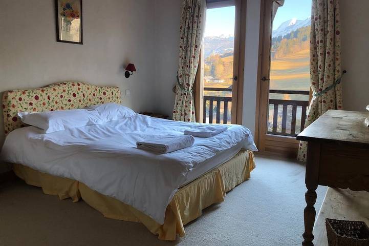 Grand Chalet à Combloux, superbe vue sur le Mt Blanc, domaine skiable Megeve in Combloux, Pays du Mont-Blanc
