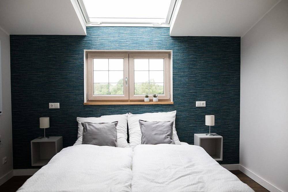 Holzhaus im Grünen mit Kamin - Lytte Hytte | Ferienhaus Wingst in Wingst, Cuxland