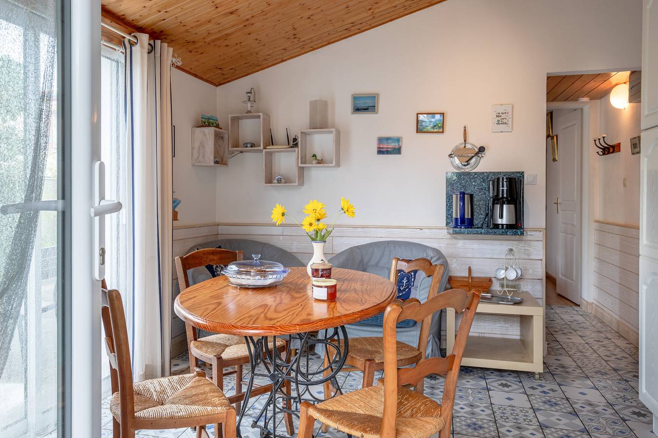 Vakantiehuis 'Gîte Tout Confort 800m Plage' met privé terras en privé tuin, foto 8