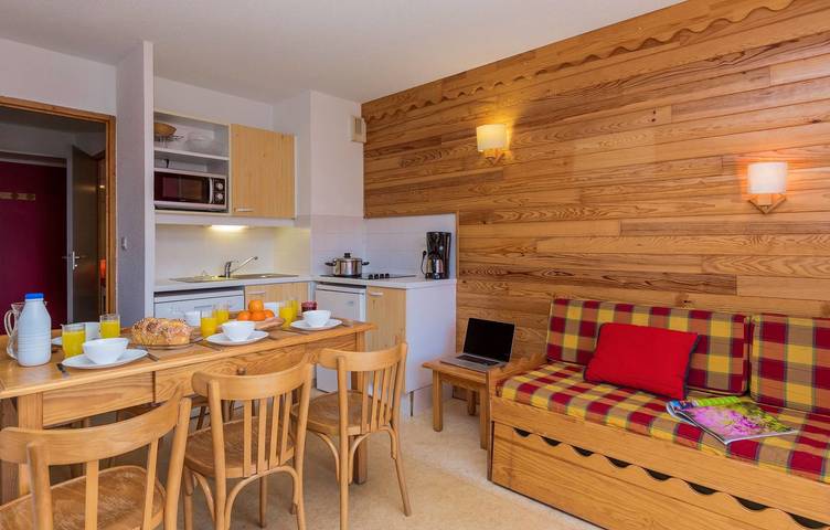 Gîte pour 6 personnes, avec piscine ainsi que balcon et sauna, adapté aux familles à Valmeinier - 3