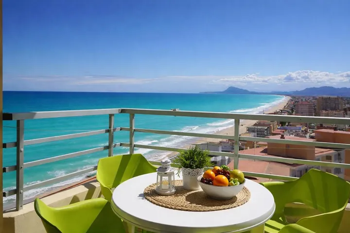 Holiday apartment for 4 people, with pool and balcony as well as view, child-friendly - 1