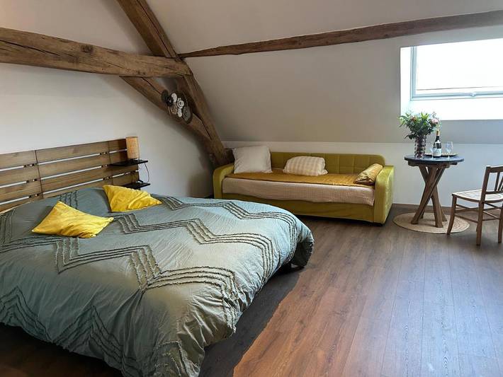 Maison d’hôte pour 5 personnes, avec vue et jardin