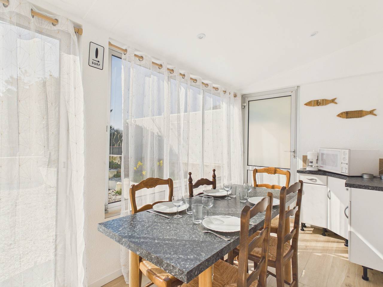 Jardin et véranda, plage à 500 m, maison pour 4 in Bretignolles-sur-Mer, Valle del Loira