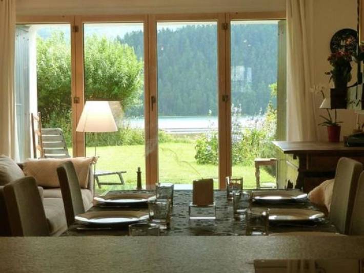 Ganze Wohnung, Chesa Cagiuma, Gartenwohnung in Silvaplana, Sankt Moritz