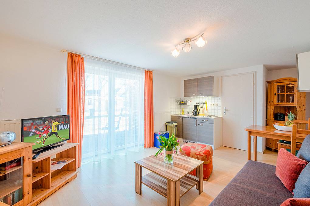 Ganze Ferienwohnung, D 066.031A - Ferienhaus Sanddorn, Fewo Strandhafer in Prerow, Fischland - Darß - Zingst