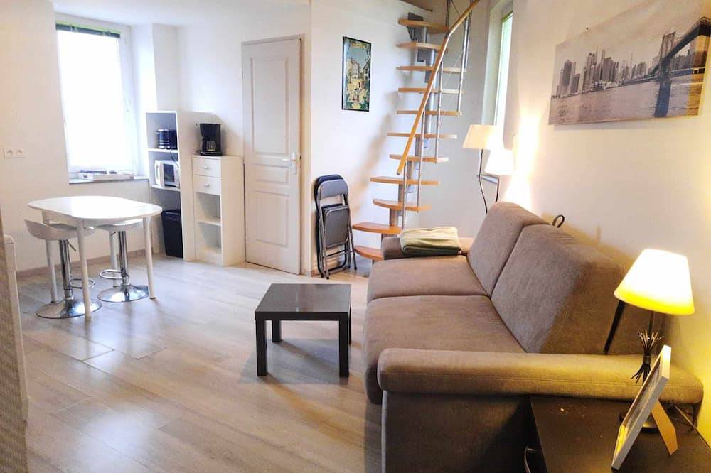 Entire apartment, T2 Mezzanine Historic Center in Saint-Paul-Trois-Châteaux, Nyons region