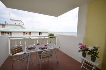 Gîte pour 6 personnes, avec balcon, animaux acceptés à Bibione