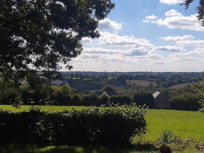 Appartement de vacances pour 4 personnes, avec vue ainsi que jardin et terrasse