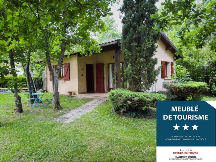 Location de vacances pour 5 personnes, avec jardin et vue à Rieux-de-Pelleport