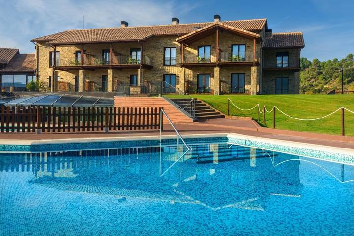 Hôtel pour 2 personnes, avec piscine et sauna ainsi que jacuzzi et jardin à Murillo de Gállego - 4